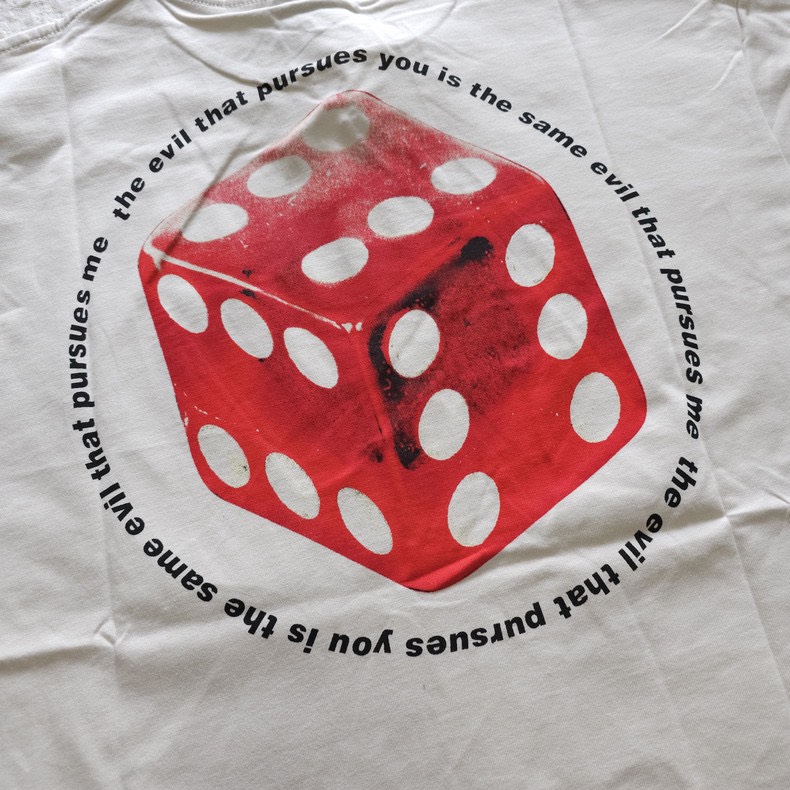 Áo Thun Saint Michael Dice (Cream) [Mirror Quality]