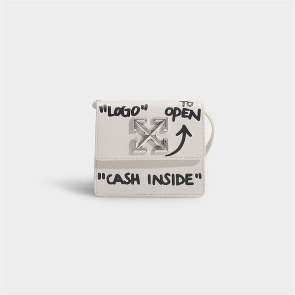 OFF-WHITE BAG - Túi Off White Mini cash inside (White) [Mirror Quality]