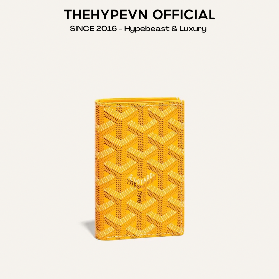 Card Wallet Goyard Saint-Pierre Holder (Yellow) [MIRROR QUALITY]