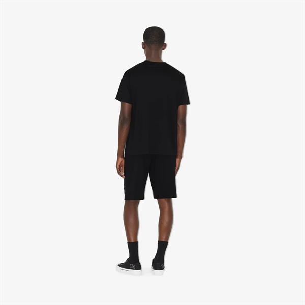 Áo Thun Burberry BBR Check EKD Cotton (Đen) [Mirror Quality]