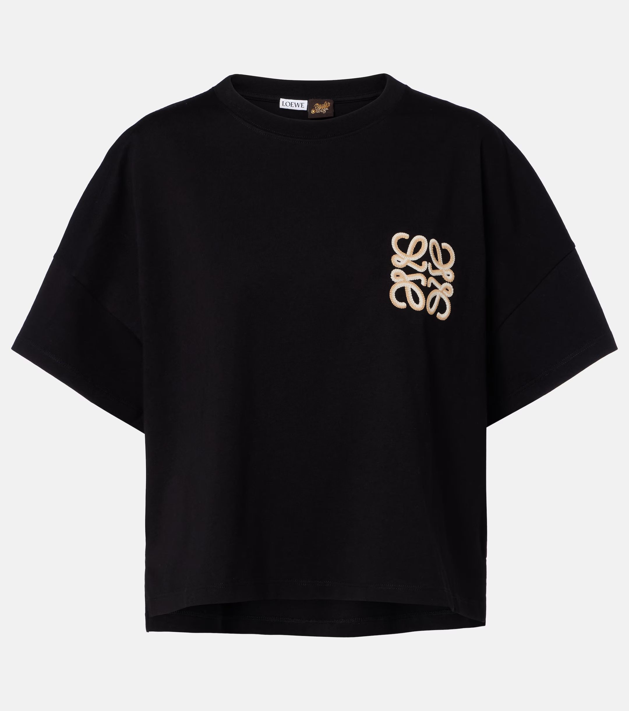 ÁO THUN LOEWE BOXY ANAGRAM LOGO (BLACK)