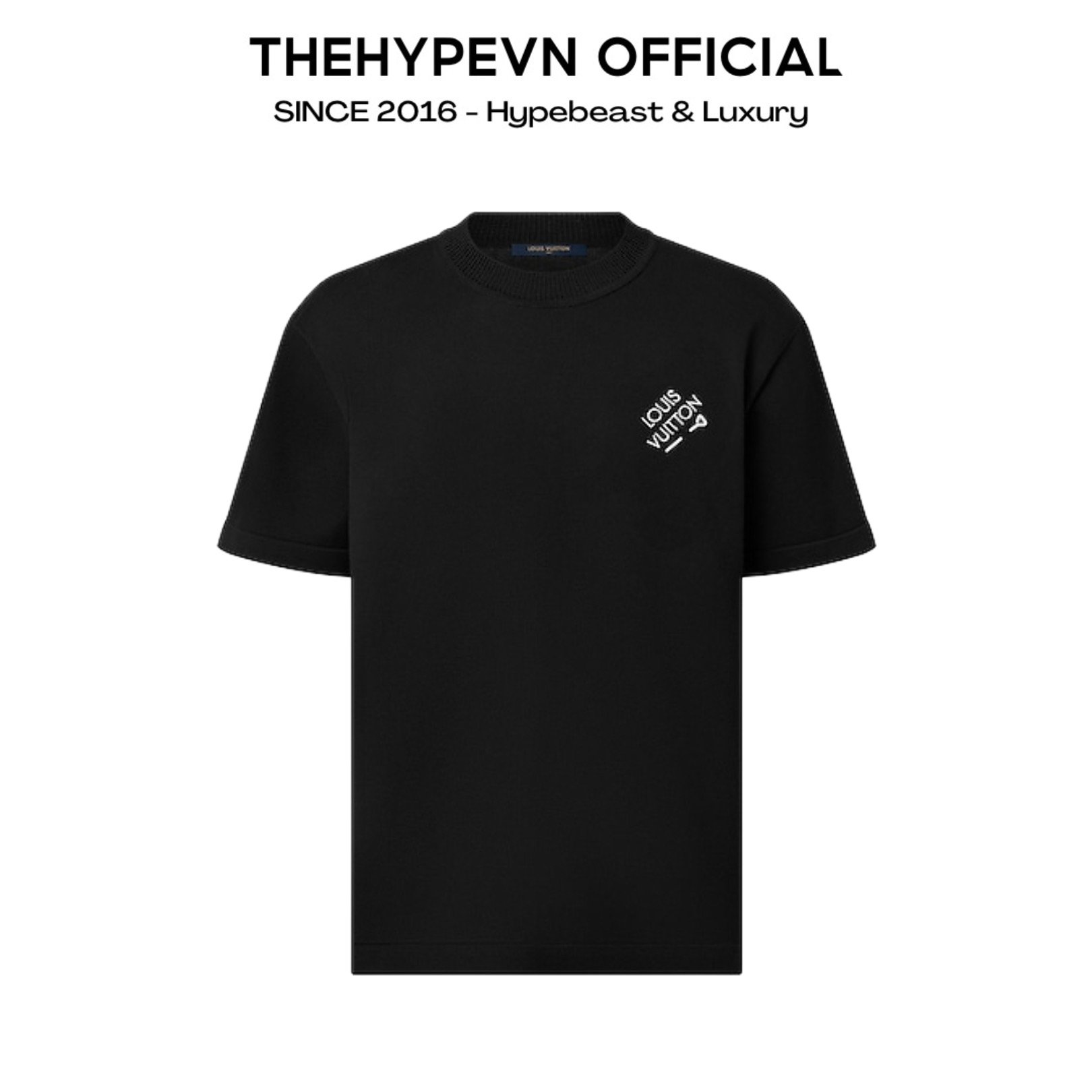 LOUIS VUITTON TEE - Áo Thun LV Wardrobe Staple (Black) [Mirror Quality]