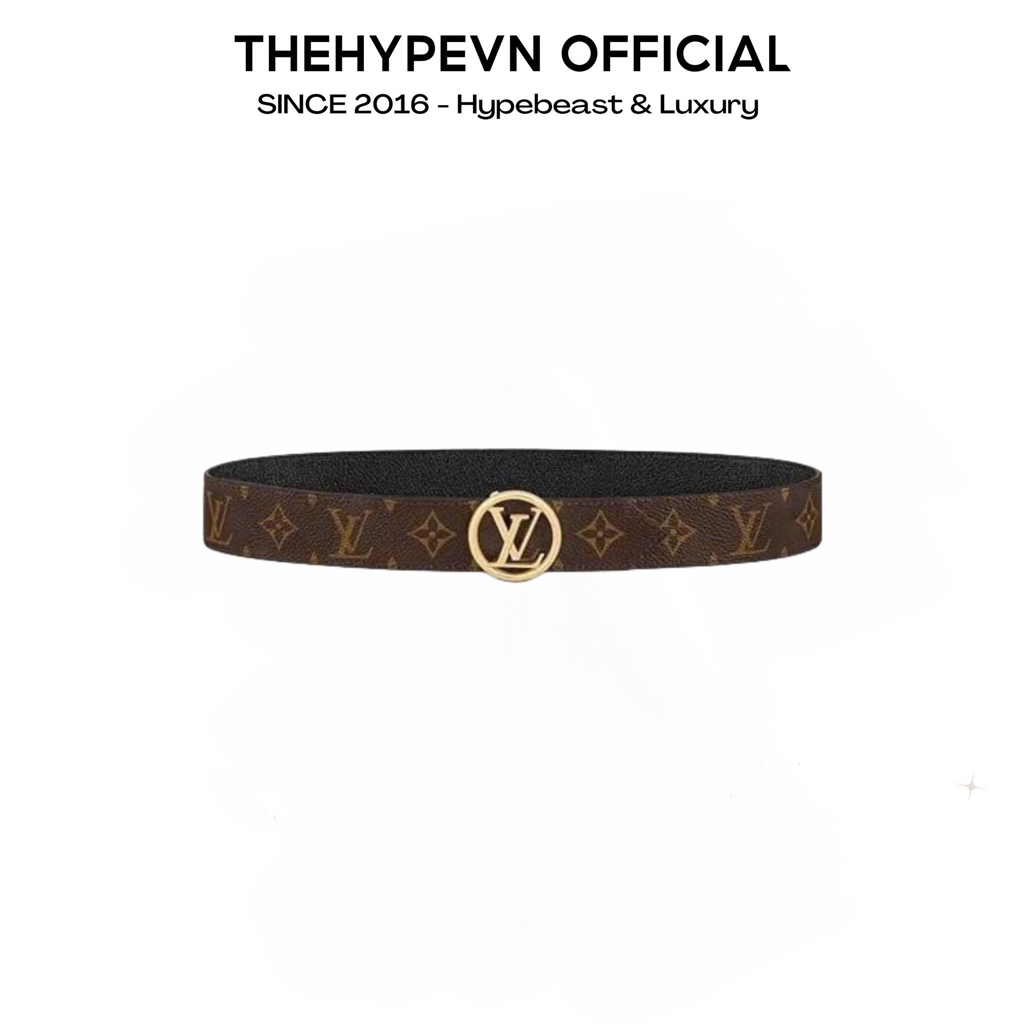 LOUIS VUITTON BELT - Thắt Lưng LV 35mm Circle Monogram (Brown) [Mirror Quality]