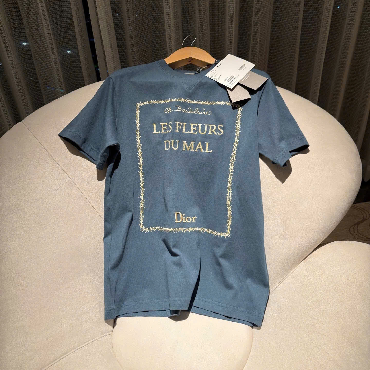 ÁO THUN DIOR BOOK COVER (BLUE)