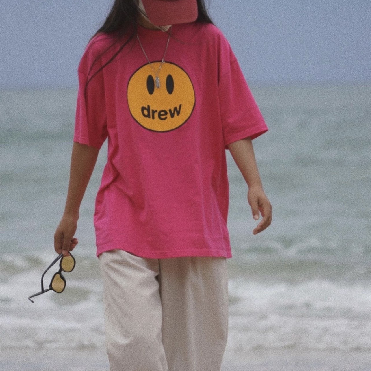 Áo Thun Drew Tee House Mascot (magenta) [Mirror Quality]