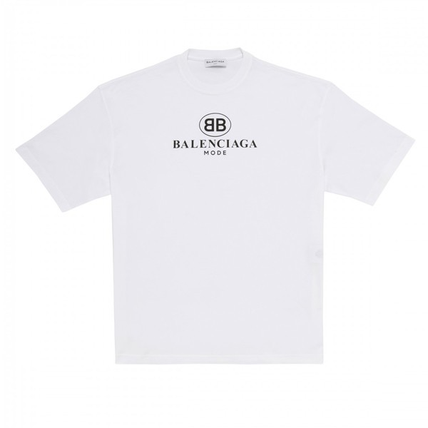 BALENCIAGA TEE - Áo BLCG BB Mode (White) [Mirror Quality]