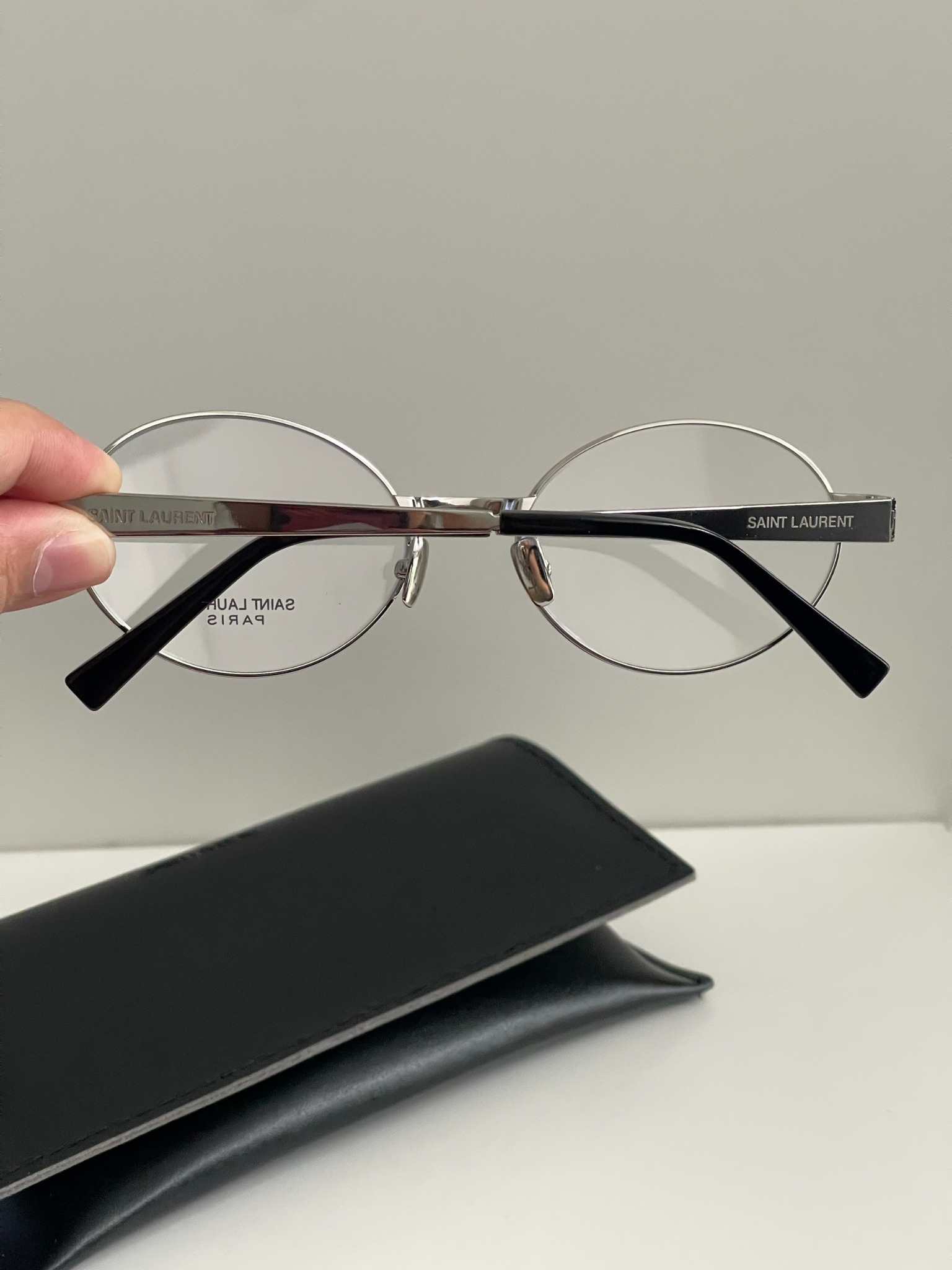 Kính Saint Laurent YSL SL129 (Silver) [Mirror Quality]