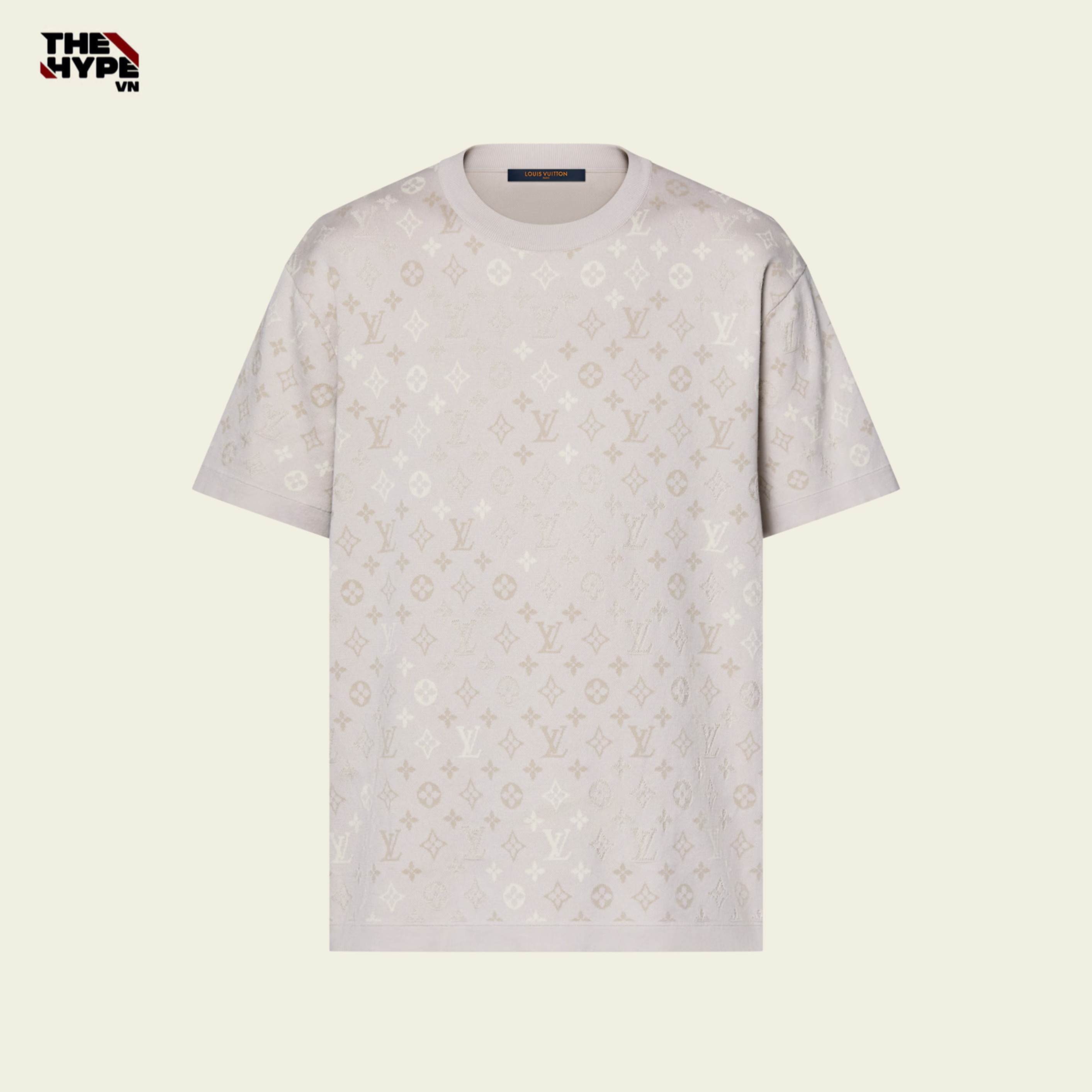 ÁO THUN LOUIS VUITTON MONOGRAM SHORT SLEEVED (BIEGE)