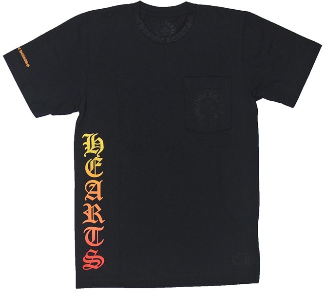 CH TEE- Áo Chrome Hearts Gradient (orange) [Mirror Quality]
