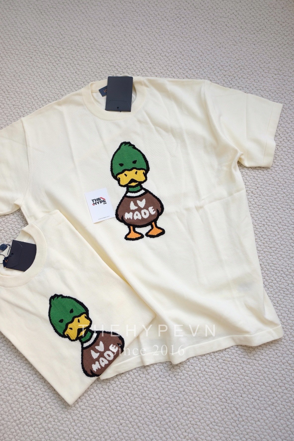 ÁO THUN LOUIS VUITTON LV NIGO JACQUARD (CREAM)