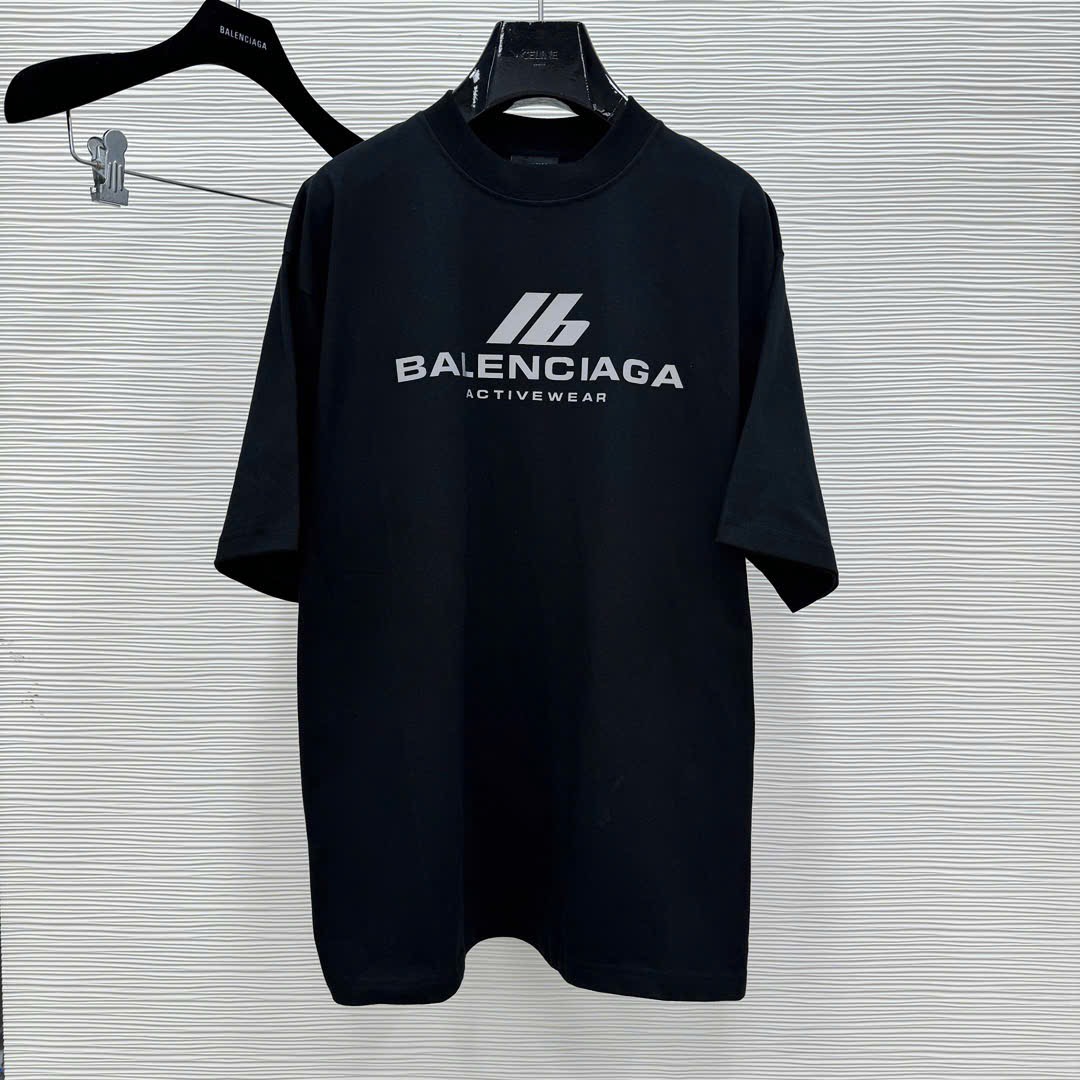 Áo Thun Balenciaga Activewear (Black) [Mirror Quality]