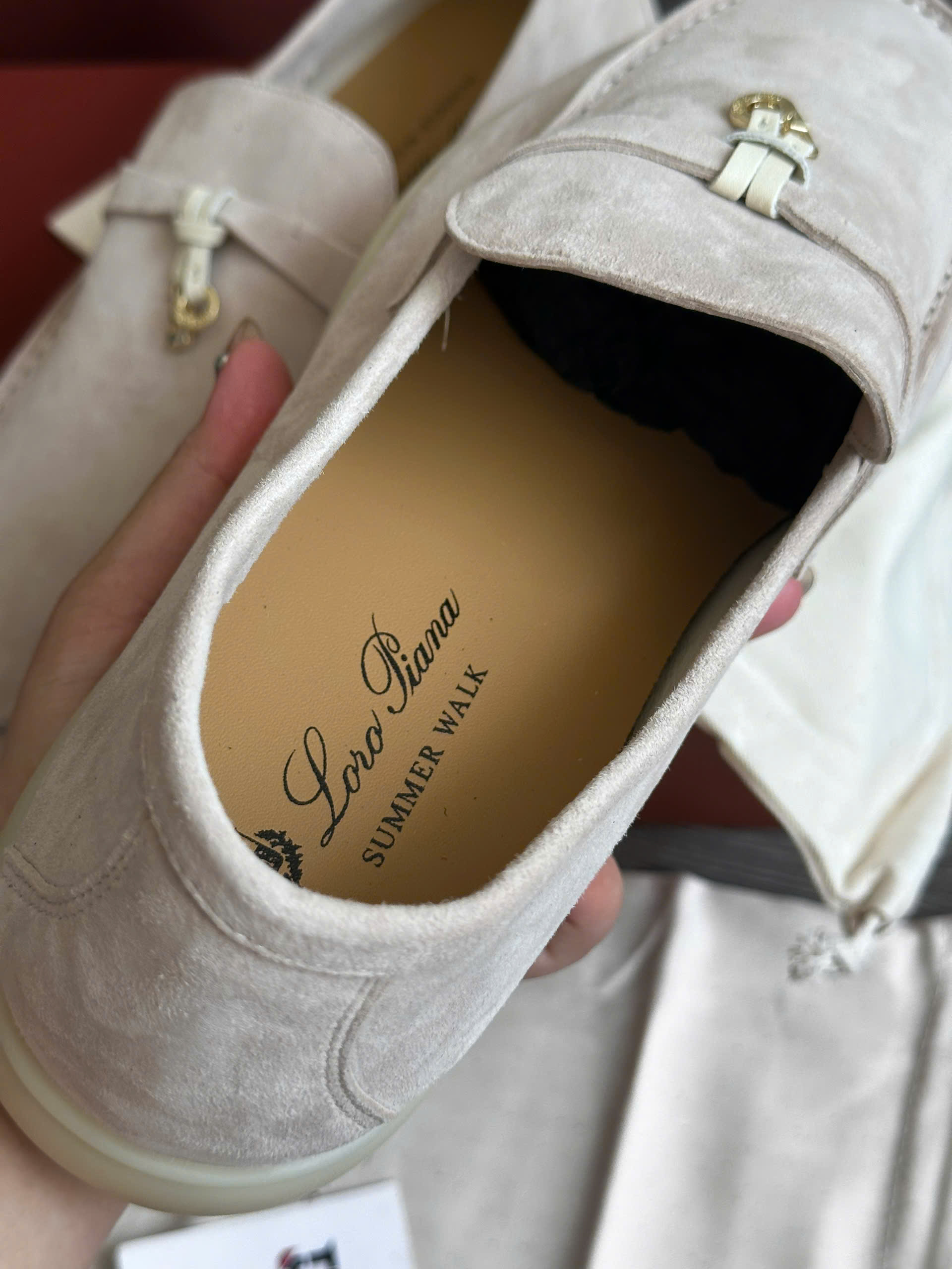 GIÀY LOAFER LORO PIANA SUMMER CHARMS (CREAM)