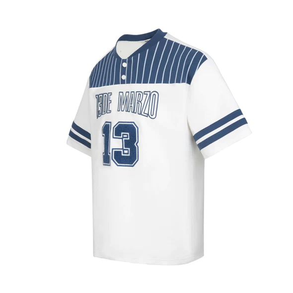 13DE MARZO TEE - Áo Thun Bear Baseball Fan (Bright White) Best Quality