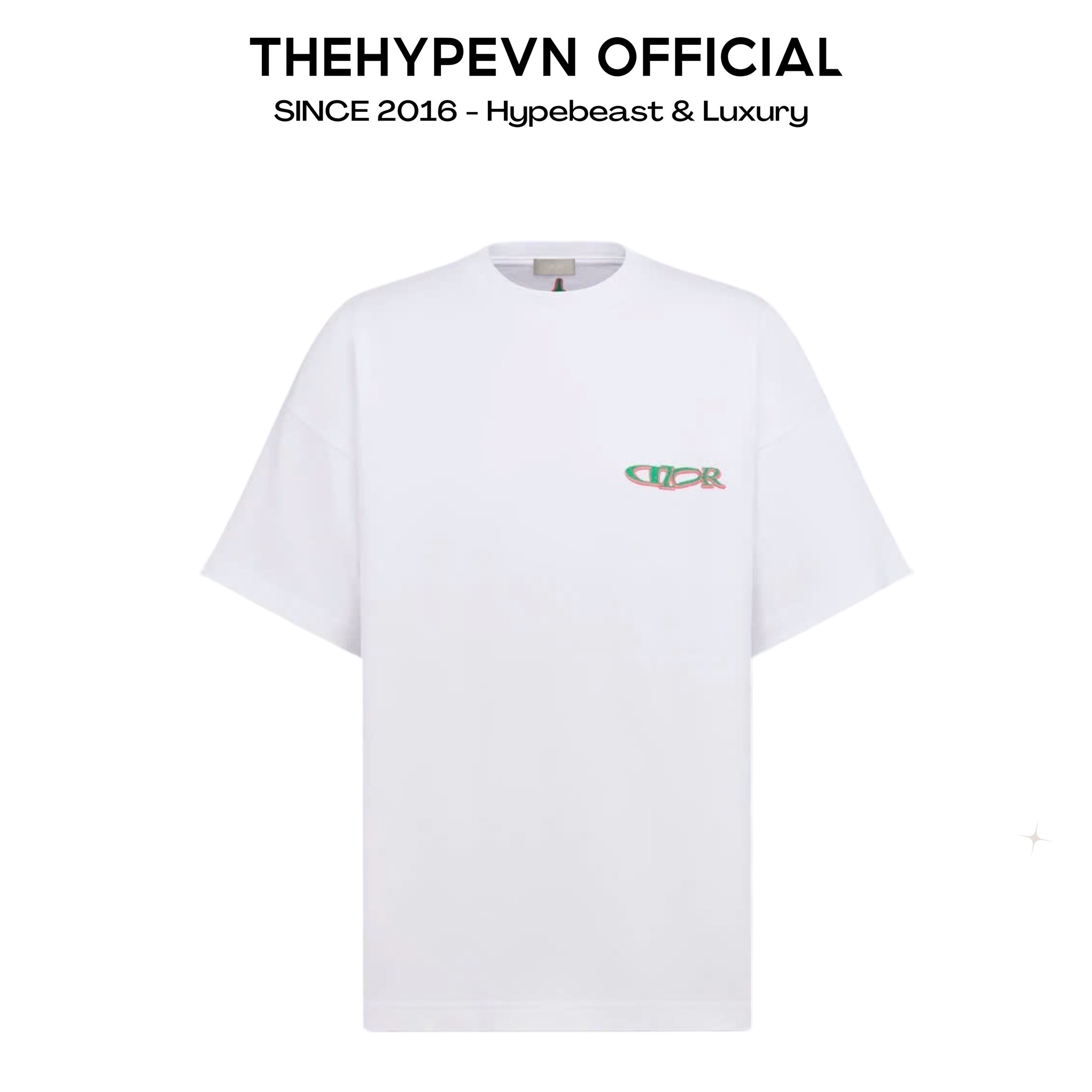 ÁO THUN DIOR LEWIS HAMILTON COTTON (WHITE)