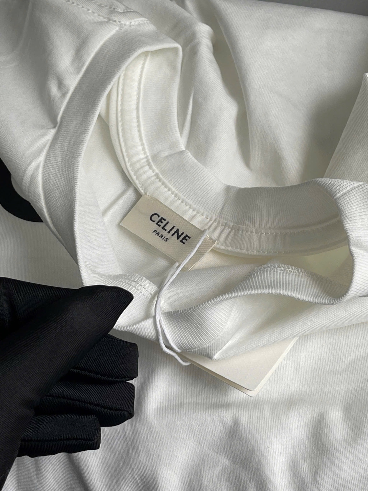 Áo Thun Celine Loose Cotton (White) [Mirror Quality]