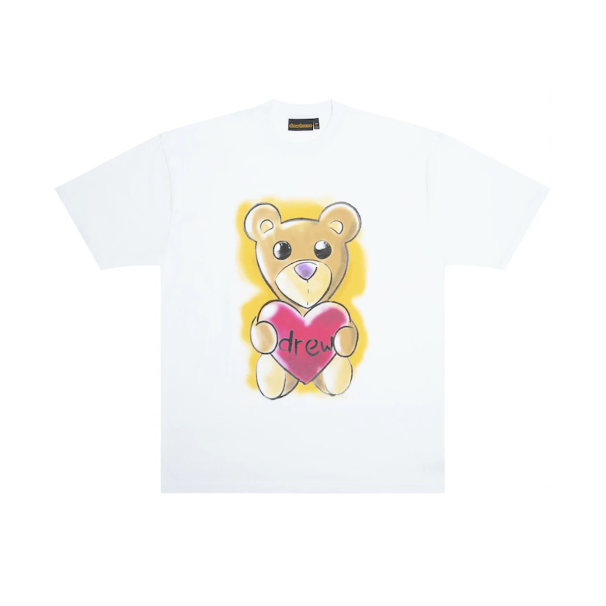 DREW TEE - Áo Thun Drew Heart Teddy SS23 (White) [Mirror Quality]