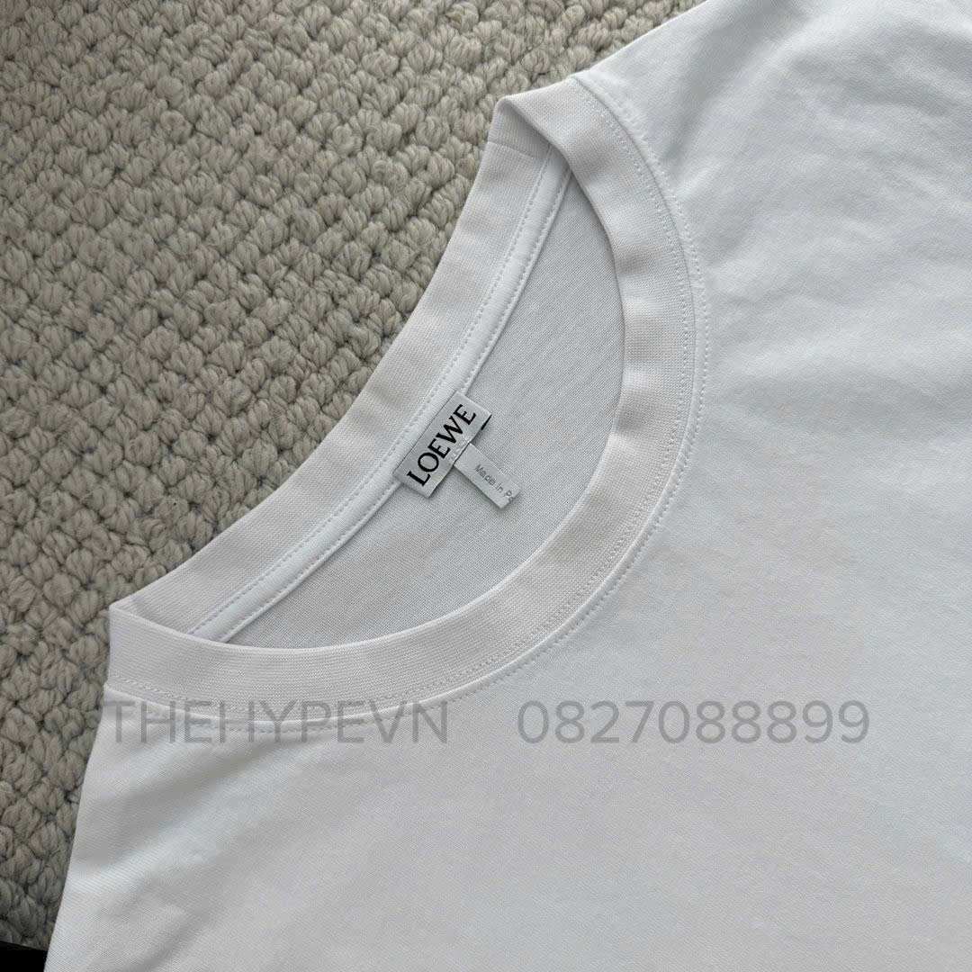 Áo Thun Loewe Logo Regular Fit (White) [Mirror Quality]