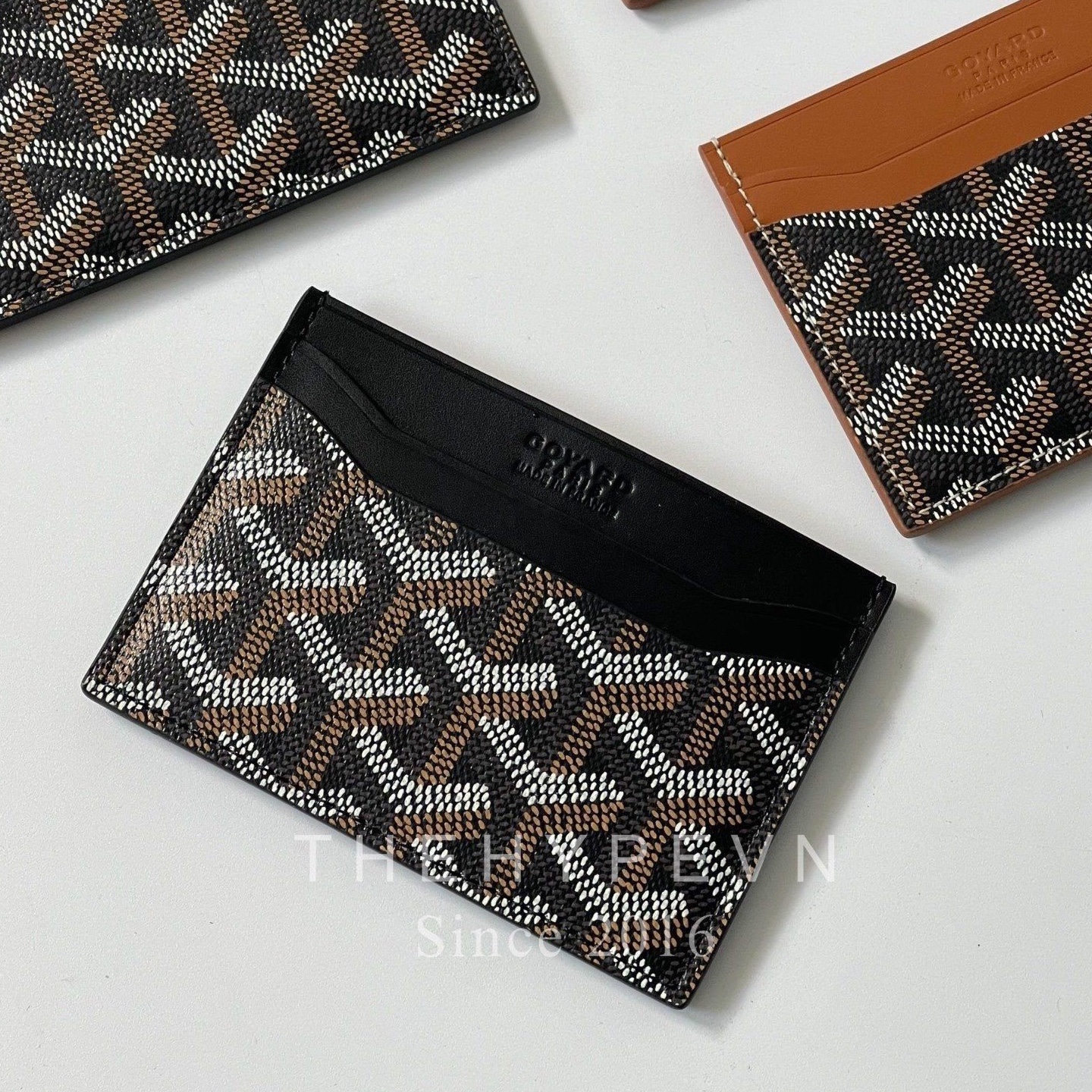Card Holder Goyard Saint-Sulpice (Đen) [MIRROR QUALITY]