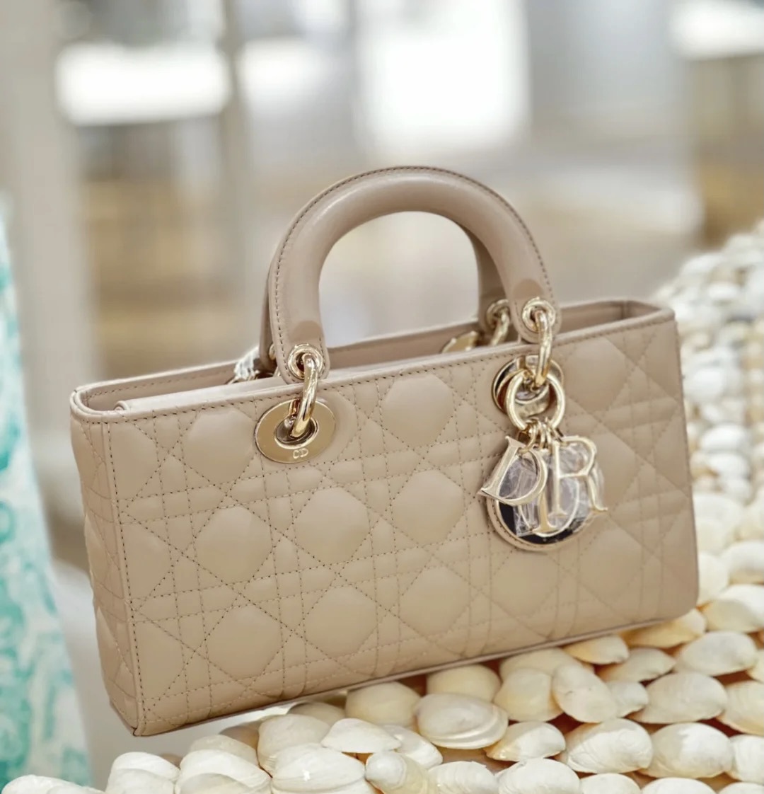 TÚI DIOR LADY D-JOY (BEIGE)