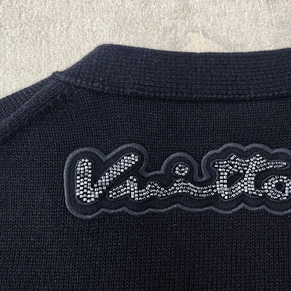 ÁO CARDIGAN LOUIS VUITTON LV WOOL MAN (BLACK)