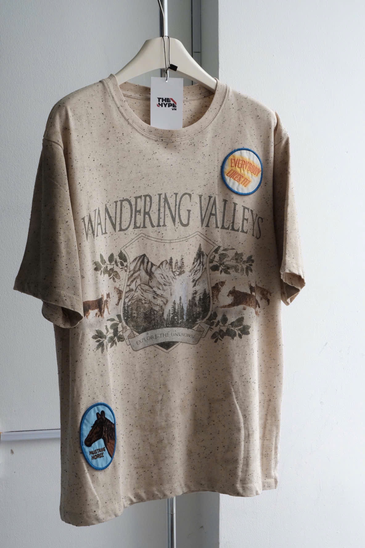 Áo Thun Loewe Loose Fit (Beigie) [Mirror Quality]