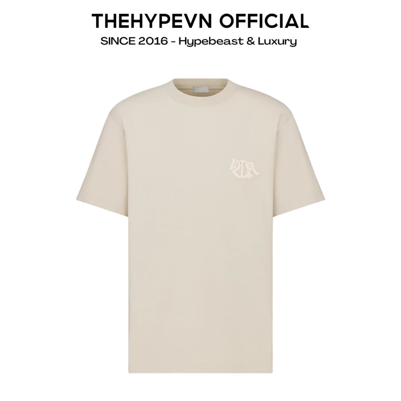 ÁO THUN DIOR CHARM RELAX JERSEY (BEIGE)