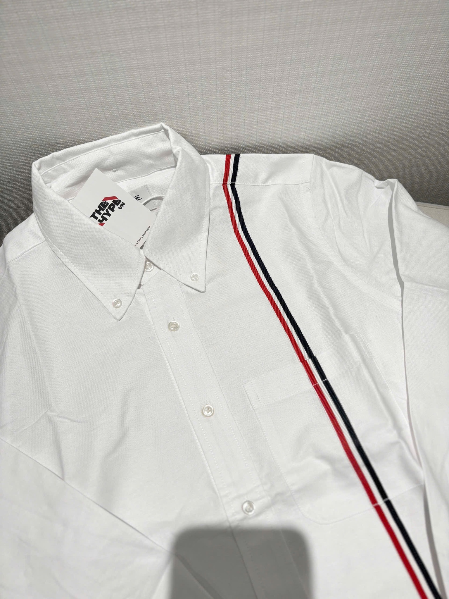 ÁO SƠ MI THOM BROWNE RWB STRIPE (WHITE)