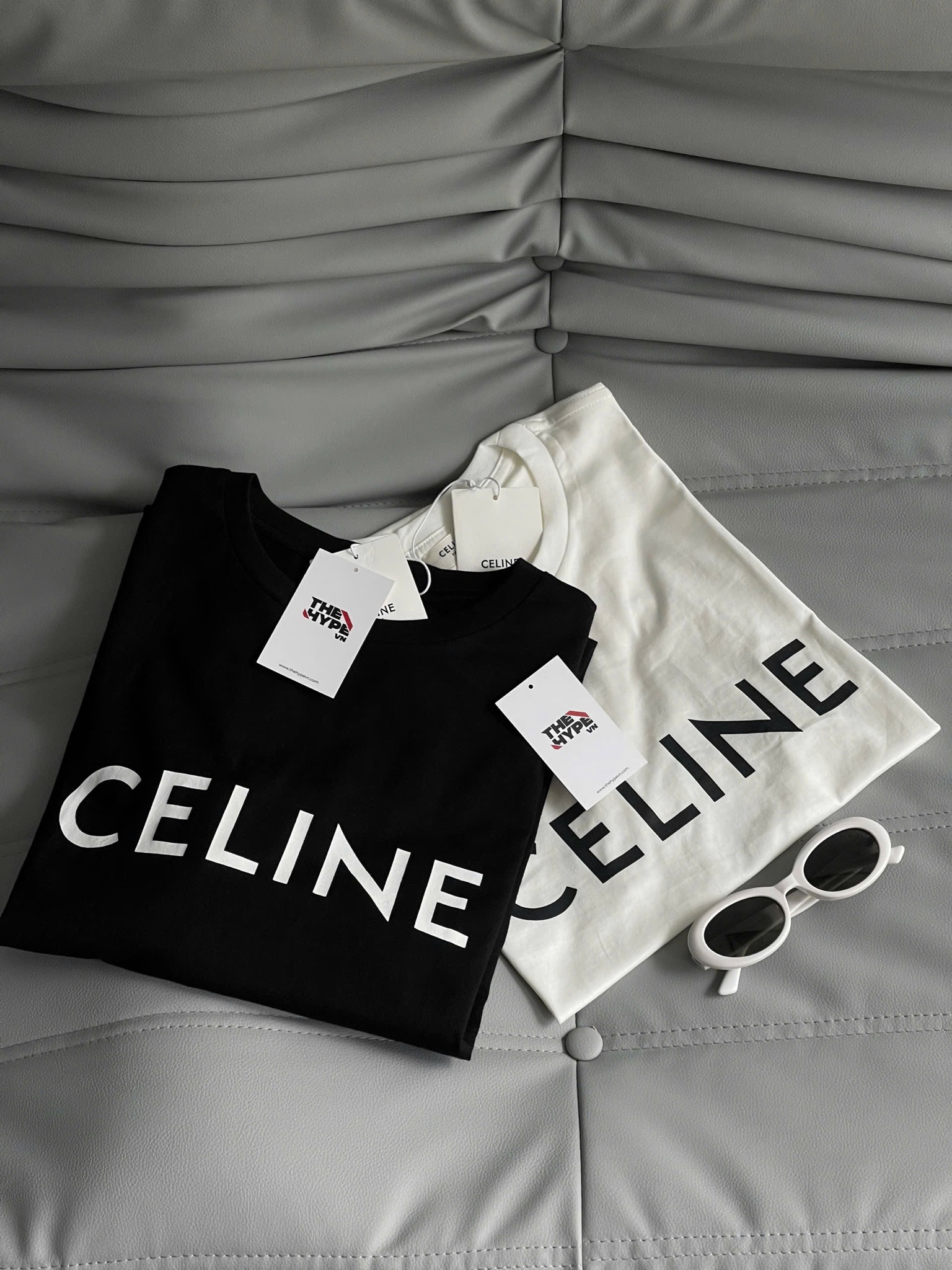 Áo Thun Celine Loose Cotton (White) [Mirror Quality]
