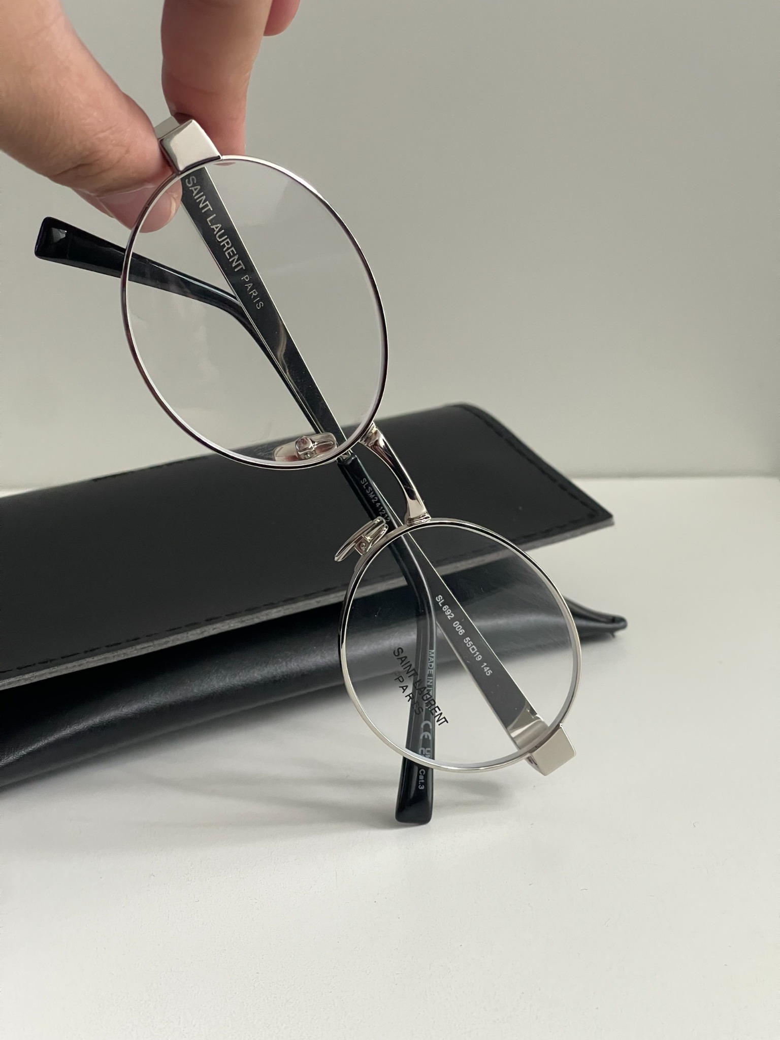 Kính Saint Laurent YSL SL129 (Silver) [Mirror Quality]