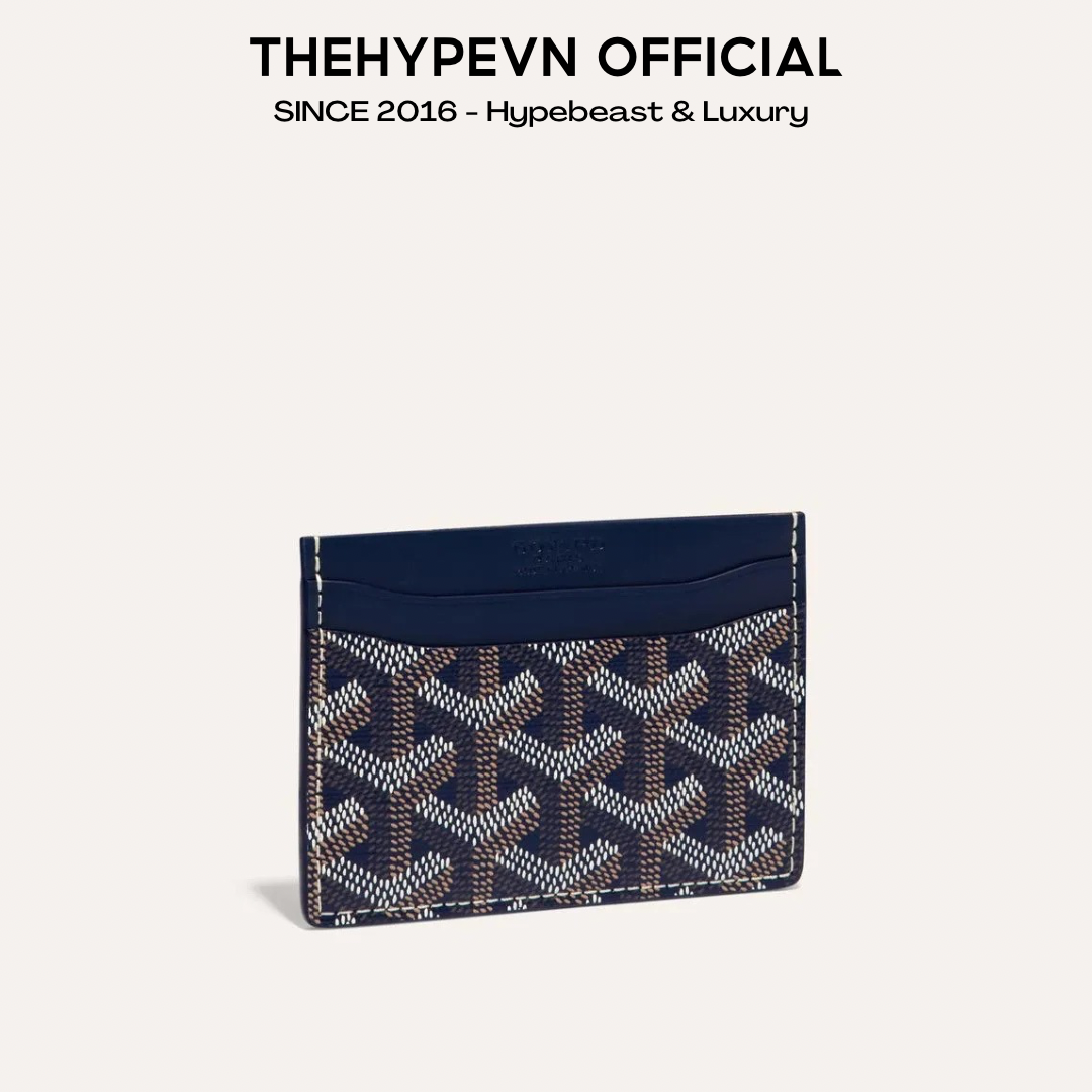 Card Holder Goyard Saint-Sulpice (Navy) [Mirror quality]