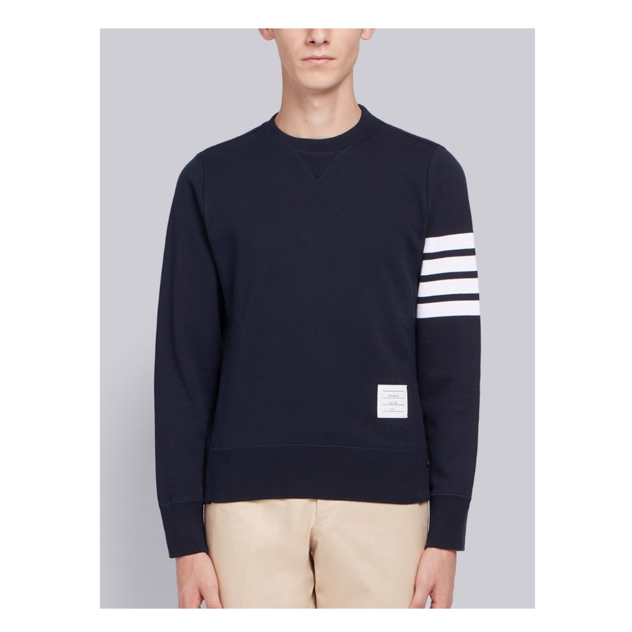 THOM BROWNE SWEATER - Áo tay dài Thom Browne (Navy) [Mirror Quality]