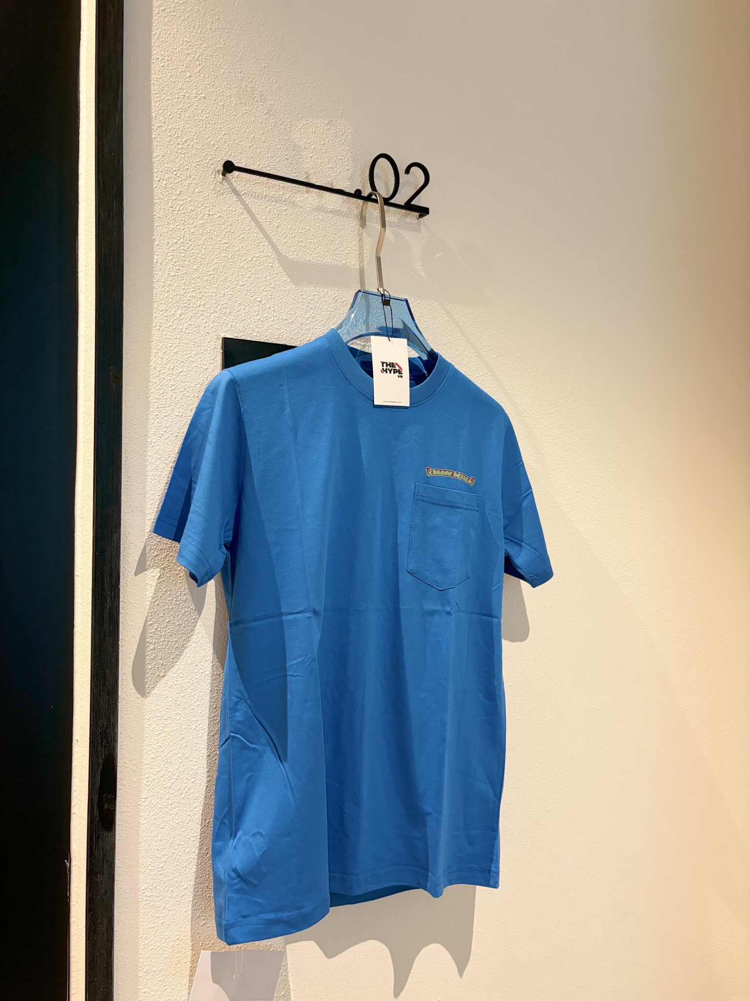 Áo Thun Chrome Hearts CH Blue Scroll (Blue) [Mirror Quality]