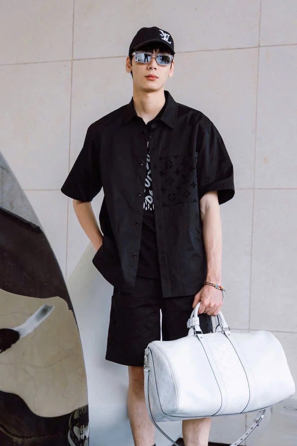 ÁO SƠ MI LOUIS VUITTON LV WORKWEAR FLOCKING JACKET (BLACK)