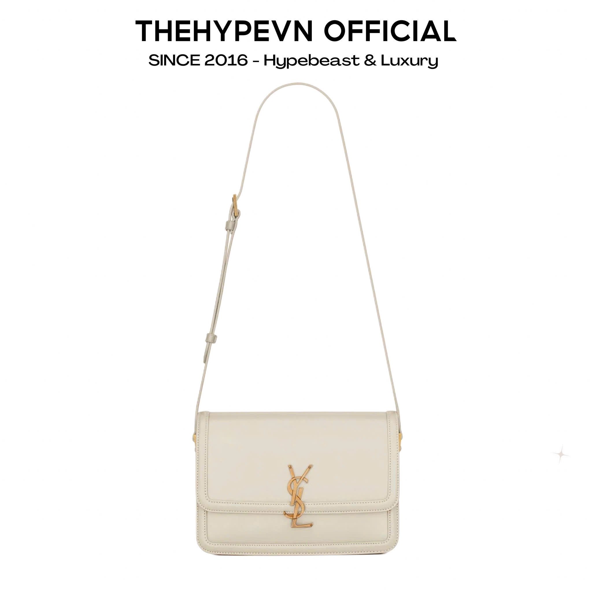 TÚI SAINT LAURENT YSL SOLFERINO SMALL SATCHEL (BLANC VINTAGE)