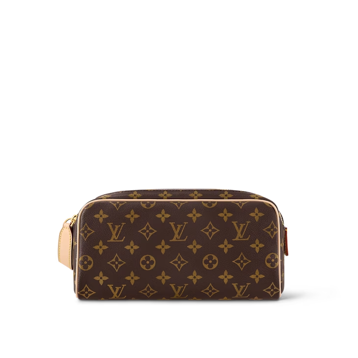 Túi Louis Vuitton LV Dopp Kit Zip Monogram (Brown) [Mirror Quality]