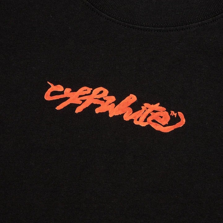 OFF-WHITE TEE - Áo Off-white Arrow On Canvas Skate (Black) [ Mirror Quaility ]