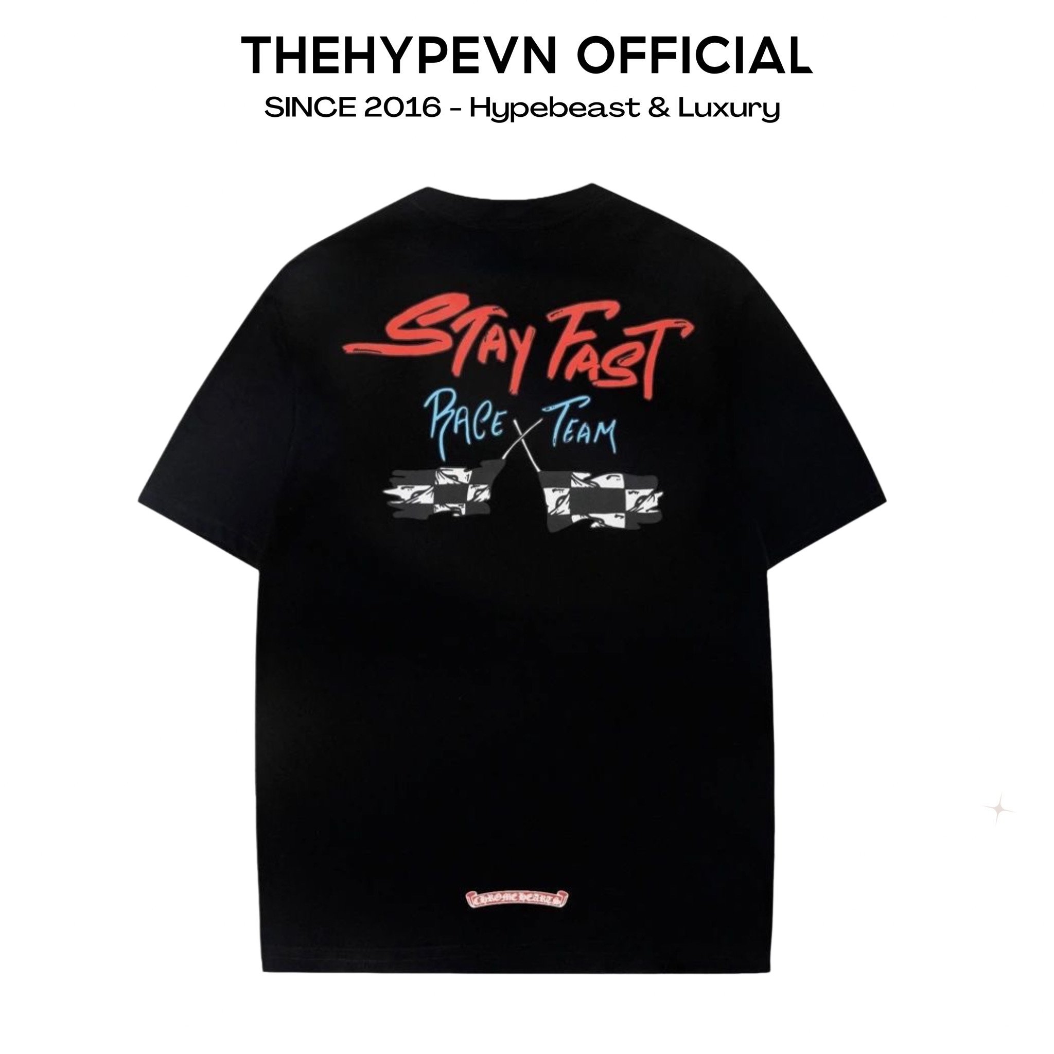 Áo Thun Chrome Hearts CH STAY FAST (Black) [Mirror Quality]