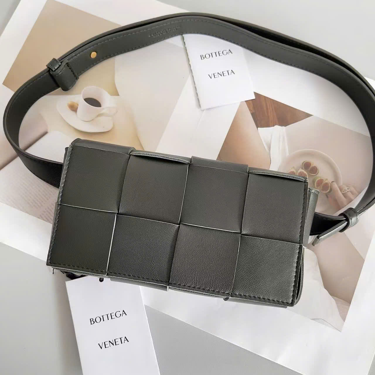 TÚI BOTTEGA VENETA CASSETTE (DARK GREEN)