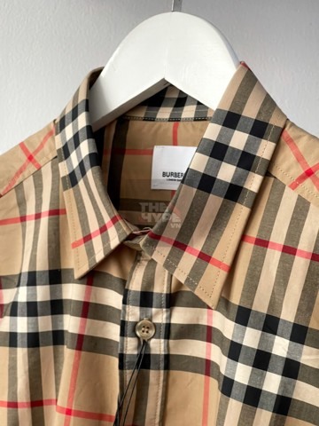 BURBERRY SHIRT - Áo Sơ mi tay dài BBR Vintage Check Poplin [Mirror Quality]