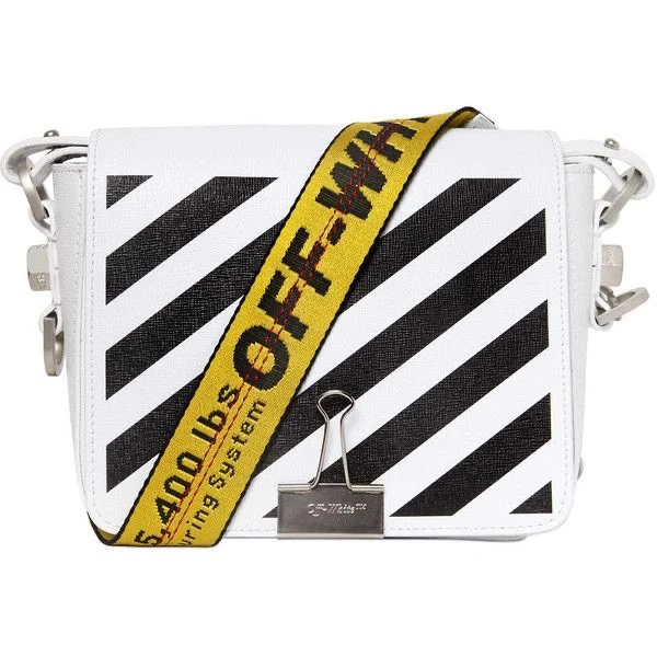 Túi Off-White Oblique Stripes size 1.4 (White) [Mirror Quality]