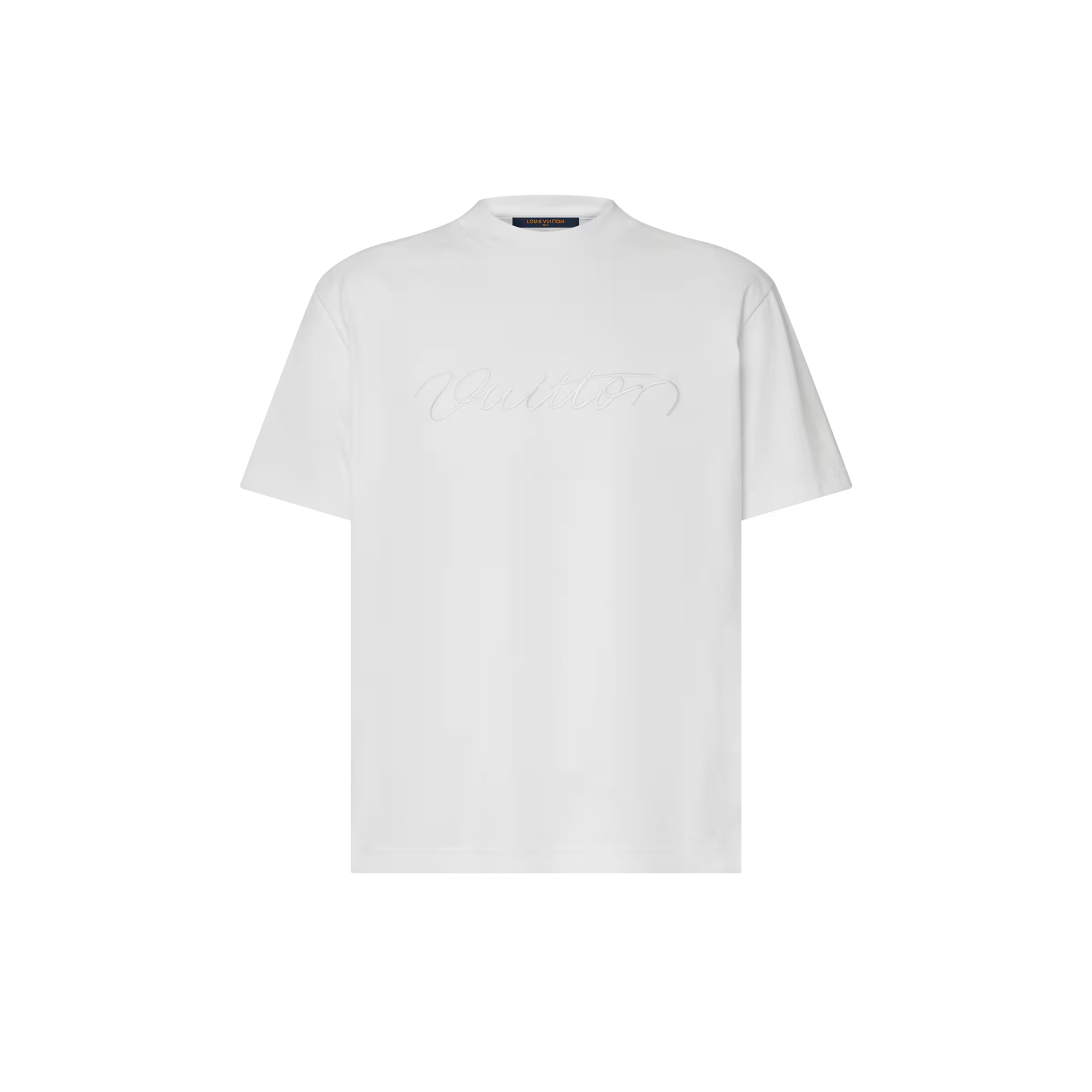 ÁO THUN LOUIS VUITTON 3D LOGO  (MILKY WHITE)