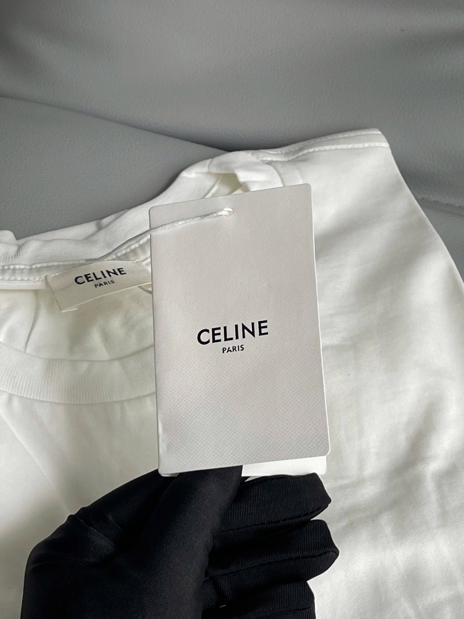 Áo Thun Celine Loose Cotton (White) [Mirror Quality]