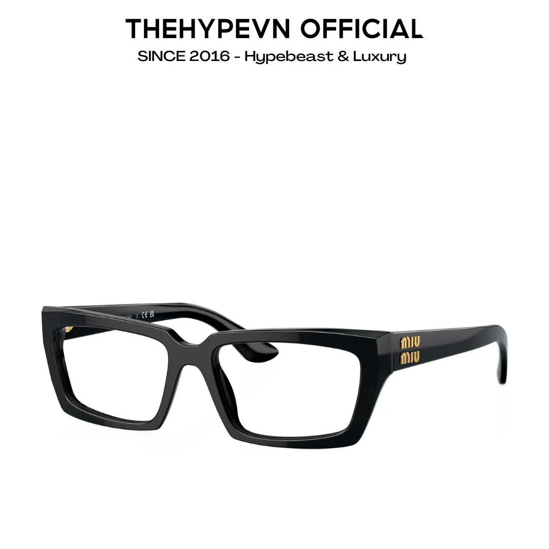 KÍNH MIU MIU 04XV RECTANGULAR (BLACK)