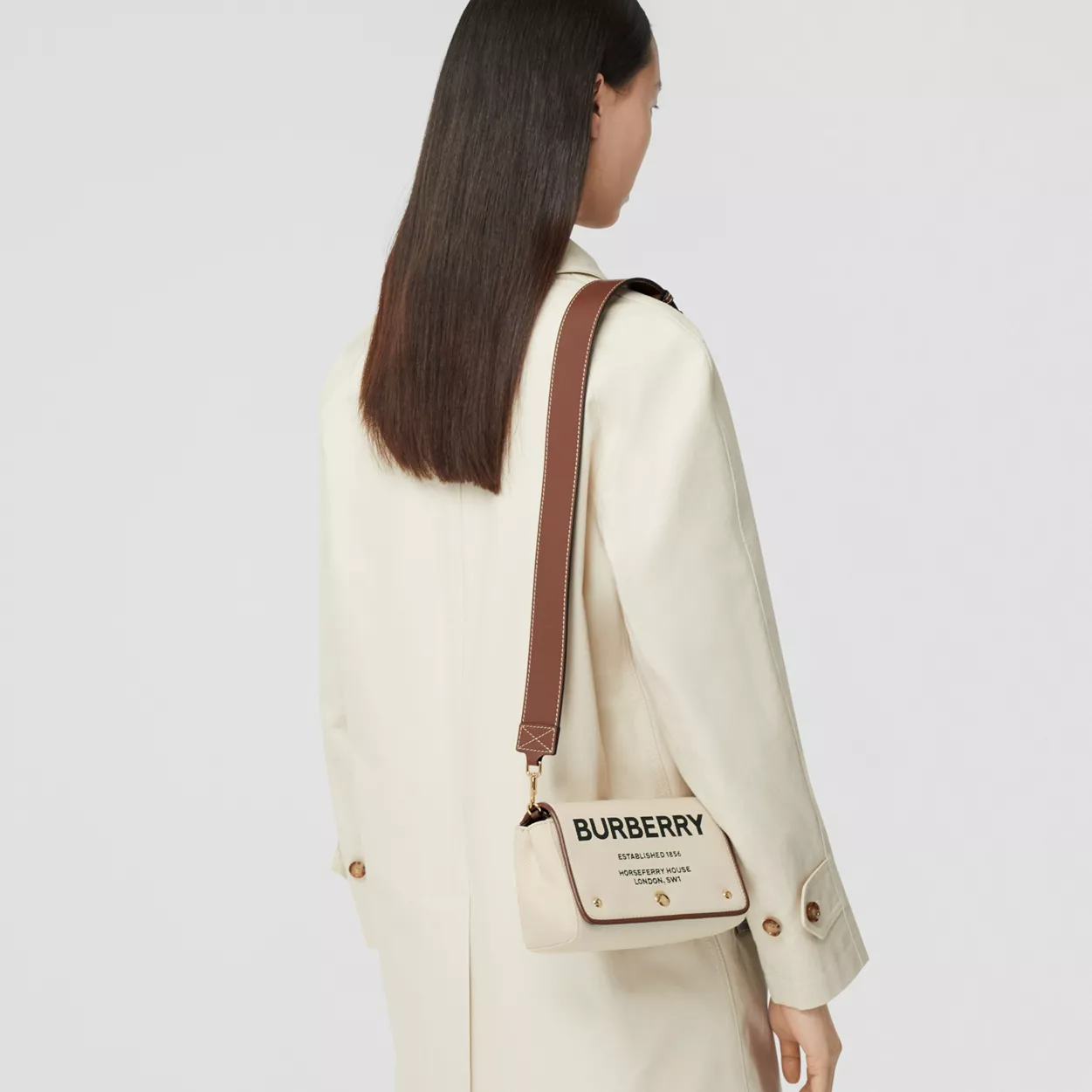 BURBERRY BAG - Túi BBR Small Horseferry Crossbody Canvas [Mirror Quality]