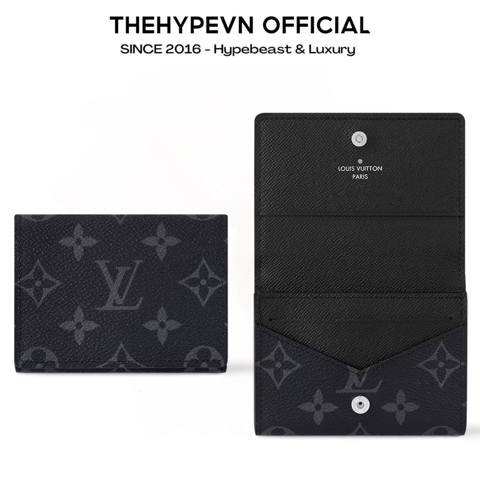 VÍ NGẮN LOUIS VUITTON LV VICTOR MONOGRAM (BLACK)