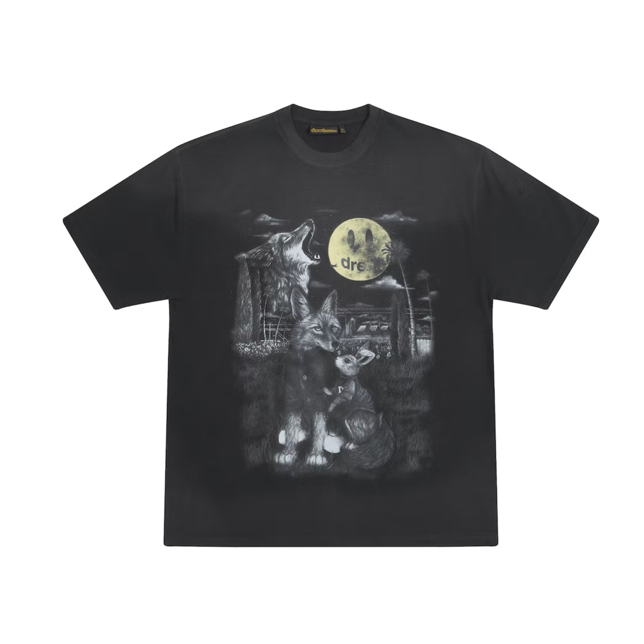 DREW TEE - Áo Thun Drew Full Moon SS23 (Đen) [Mirror Quality]
