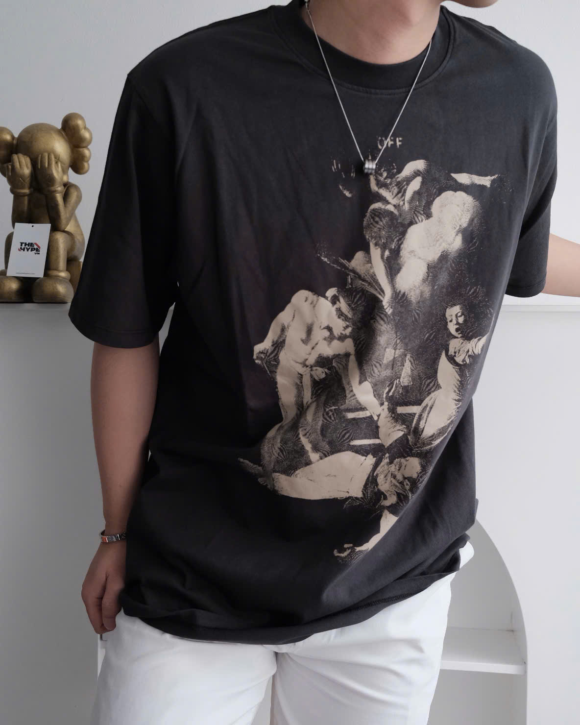 ÁO THUN OFF WHITE MARTYDOM (BLACK)