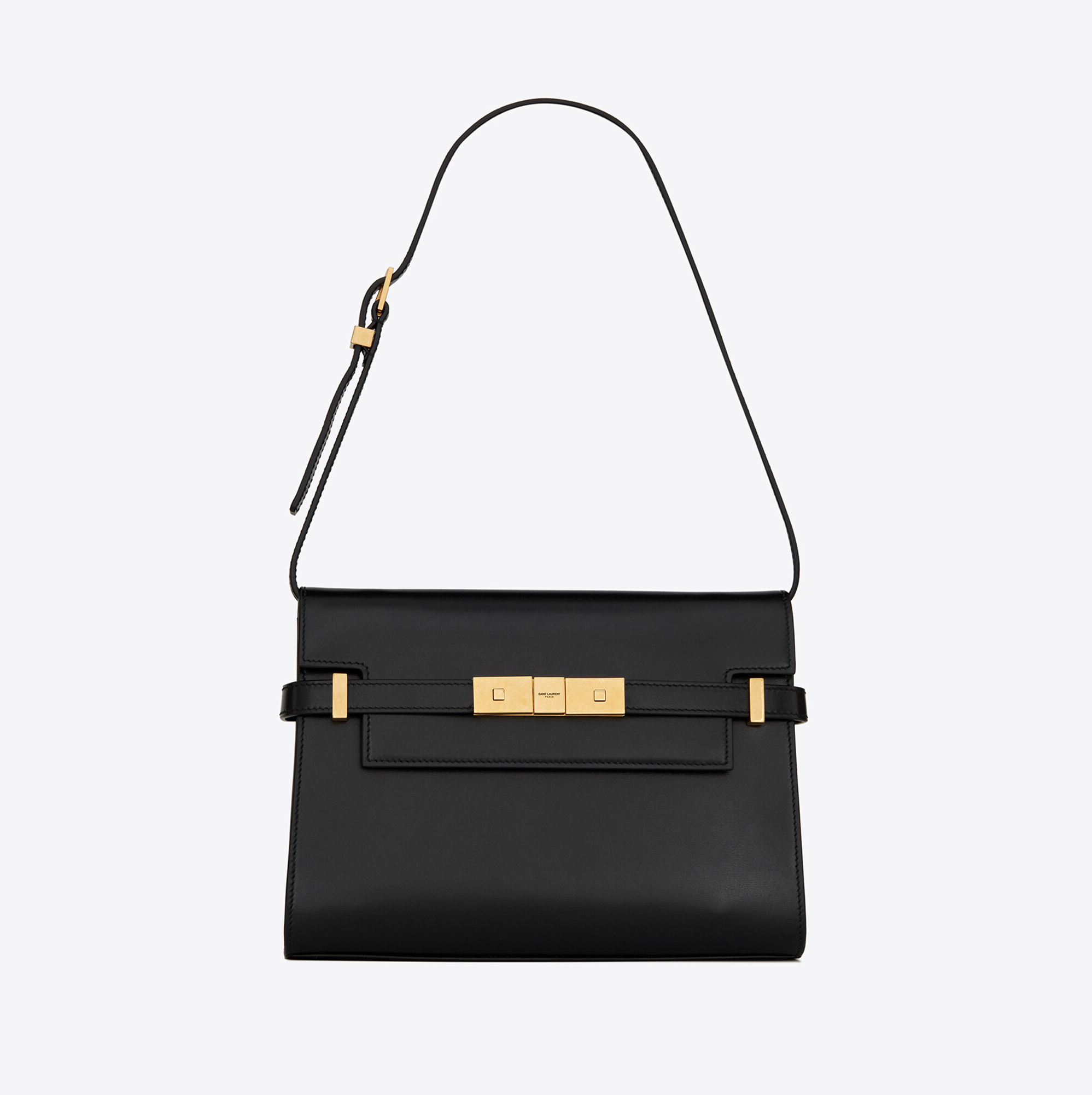 SAINT LAURENT -Túi YSL Manhattan Small Crossbaby Bag (Black) [Mirror Quality]
