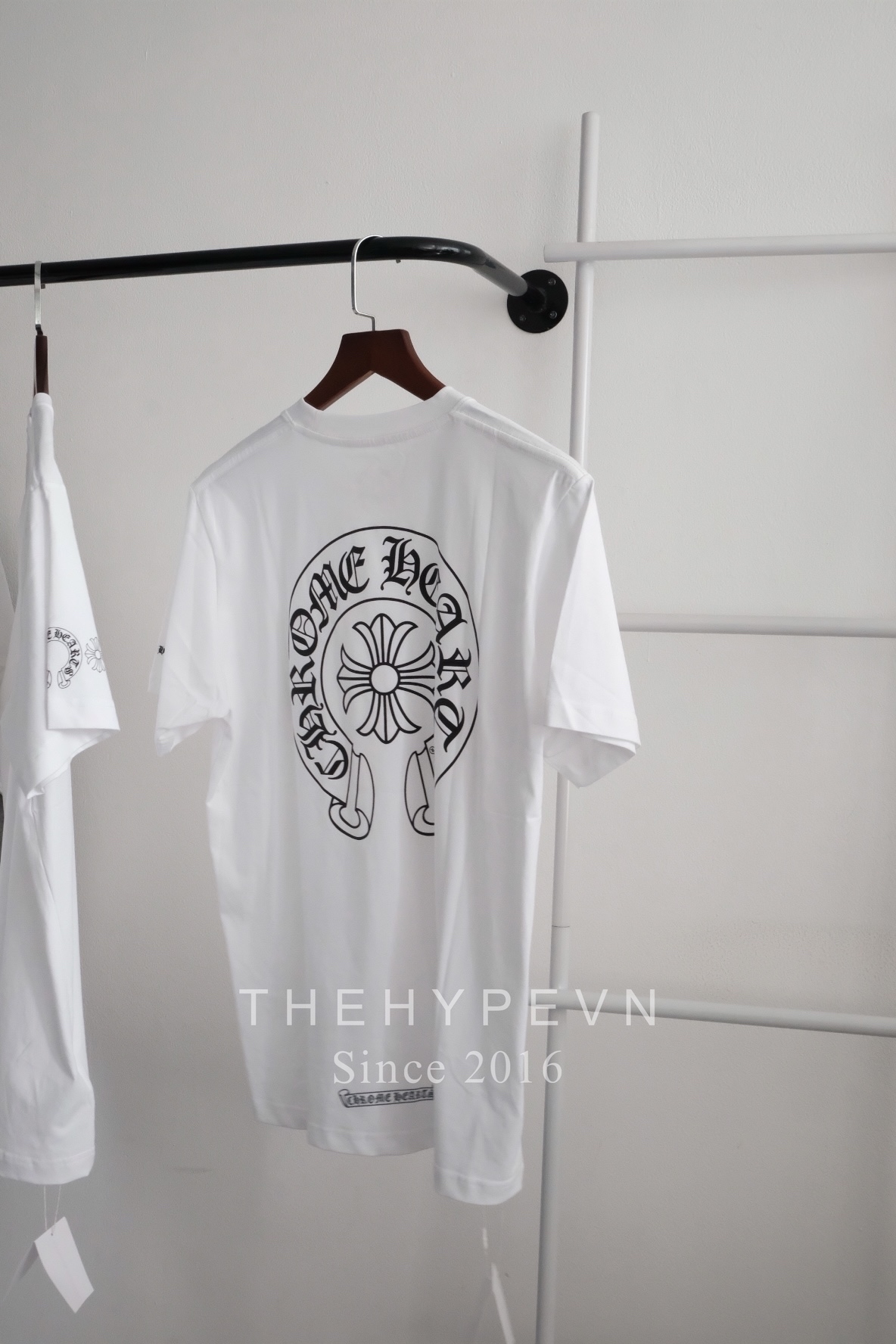 Áo Thun Chrome Hearts CH Horseshoe Logo Pocket (White) [Mirror Quality]