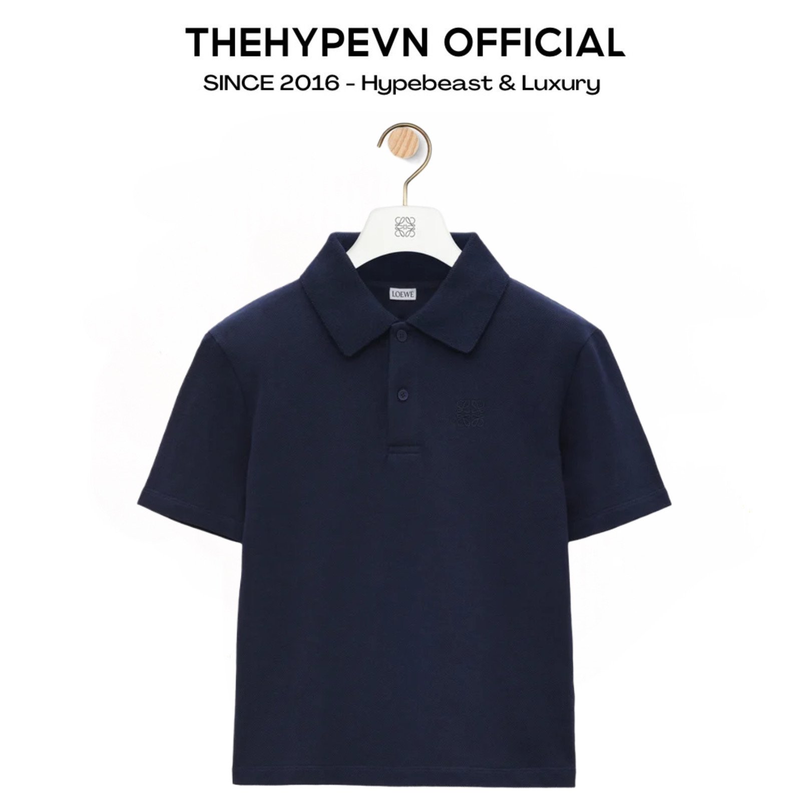ÁO POLO LOEWE PATCH (NAVY)